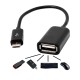 Перехідник KM KY-168, USB, MicroUSB, Золотий
