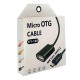 Перехідник KM KY-168, USB, MicroUSB, Золотий