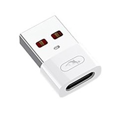 Перехідник SkyDolphin OT08 Mini, USB, Type-C, Білий