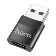 Перехідник Hoco UA17, USB, Type-C, Чорний