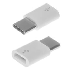 Перехідник Type-C, MicroUSB, Білий