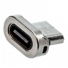 Перехідник Magnetic C970, MicroUSB, Срібний