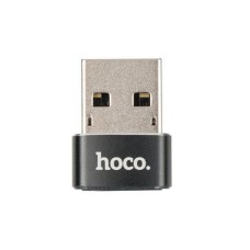 Перехідник Hoco UA5, Type-C, USB, Чорний