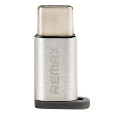 Перехідник Remax RA-USB1, MicroUSB, Type-C, Original, Золотий