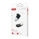 Перехідник XO NB149C, MicroUSB, Чорний