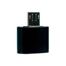 Перехідник OTG MicroUSB, USB, Чорний