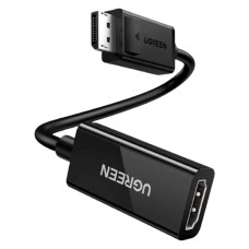 Перехідник Ugreen MM137, DisplayPort, HDMI, 0.25 м., Чорний