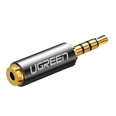 Перехідник Ugreen UGR-20502, 2.5 мм., 3,5 мм., Чорний