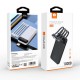 Повербанк (Power Bank) WUW Y130, 10000 mAh, Чорний