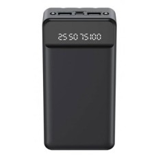 Повербанк (Power Bank) XO PR163, 20000 mAh, Чорний