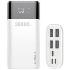 Повербанк (Power Bank) Dudao K8Max, 30000 mAh, Білий