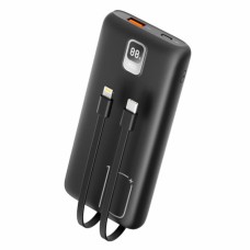 Повербанк (Power Bank) XO PR184, 10000 mAh, Чорний