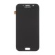 Дисплей Samsung A720 Galaxy A7 Duos, з сенсором, без рамки, OLED, Чорний