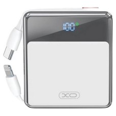 Повербанк (Power Bank) XO PR224, 10000 mAh, Білий