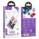 Повербанк (Power Bank) Hoco Q14 Ice Crystal, 5000 mAh, Фіолетовий