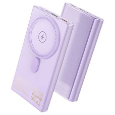 Повербанк (Power Bank) Hoco Q22 Taurus, 10000 mAh, Фіолетовий