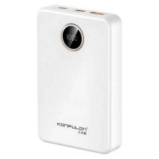 Повербанк (Power Bank) Konfulon M18W, 10000 mAh, Білий