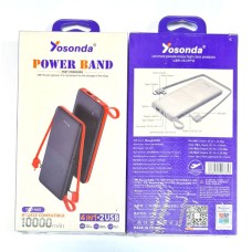 Повербанк (Power Bank) Yosonda YXD-A65, 10000 mAh, Білий