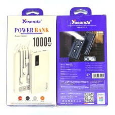 Повербанк (Power Bank) Yosonda YXD-A91, 10000 mAh, Чорний