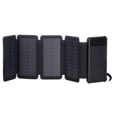 Повербанк (Power Bank) 2E 2E-PB814-BLACK Solar, 8000 mAh, Чорний