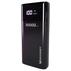 Повербанк (Power Bank) Wozinsky WPB-001BK, 30000 mAh, Чорний