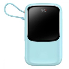 Повербанк (Power Bank) Baseus PPQD050003 Qpow Digital Display, 10000 mAh, Синій