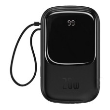 Повербанк (Power Bank) Baseus Q pow Digital Display, 20000 mAh, Чорний