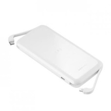 Повербанк (Power Bank) Momax Q.Power One Dual Wireless External Battery Pack, 10000 mAh, Білий