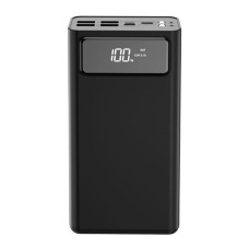 Повербанк (Power Bank) XO PR125 Digital Display, 50000 mAh, Чорний