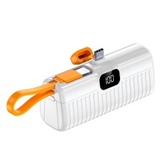 Повербанк (Power Bank) WUW Y134 Mini, 5000 mAh, Білий