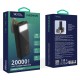 Павербанк (Power Bank) Ridea RP-D20L Phoenix 20, 20000 mAh, Черный