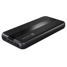 Повербанк (Power Bank) Natec Trevi Slim Q, 10000 mAh, Чорний