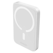 Повербанк (Power Bank) Baseus P10059002223-00 Magnetic Mini Air Wireless, 6000 mAh, Білий