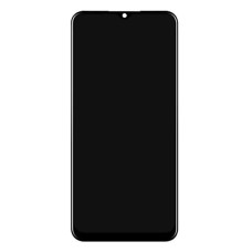 Дисплей Realme Narzo 50A, (High quality), з сенсором, з рамкою, IPS, Чорний