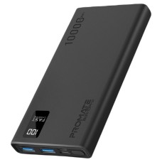 Повербанк (Power Bank) Promate Bolt-10Pro, 10000 mAh, Чорний