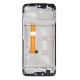 Дисплей Realme Narzo 50A, (High quality), з сенсором, з рамкою, IPS, Чорний