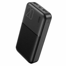 Повербанк (Power Bank) XO PR198, 20000 mAh, Чорний