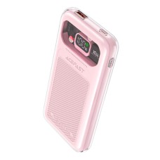 Повербанк (Power Bank) AceFast M1, 10000 mAh, Рожевий