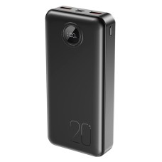 Повербанк (Power Bank) XO PR239, 20000 mAh, Чорний