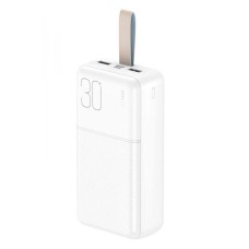 Повербанк (Power Bank) XO PR199, 30000 mAh, Білий