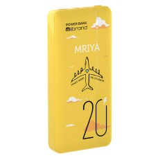 Повербанк (Power Bank) Mibrand Mriya, 20000 mAh, Жовтий