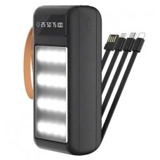 Повербанк (Power Bank) Kingleen PZX C162, 50000 mAh, Чорний