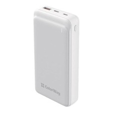 Повербанк (Power Bank) ColorWay CW-PB200LPG3WT-PD Slim, 20000 mAh, Білий