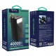 Павербанк (Power Bank) Ridea RP-D40L Phoenix 40, 40000 mAh, Черный
