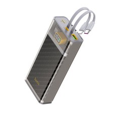 Повербанк (Power Bank) Hoco J104A, 20000 mAh, Сірий