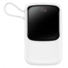 Повербанк (Power Bank) Baseus PPQD050002 Qpow Digital Display, 10000 mAh, Білий