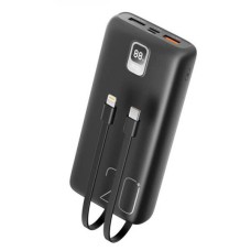 Повербанк (Power Bank) XO PR185, 20000 mAh, Чорний