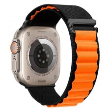 Ремінець Apple Watch 38, Watch 40, Hoco iWatch WA20, Black Orange, Чорний