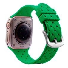 Ремінець Apple Watch 42, Watch 44, Watch Grid Weave, Apple Green, Зелений