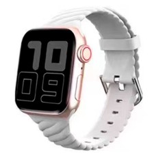 Ремінець Apple Watch 38, Watch 40, Monochrome Twist, Off-White, Білий